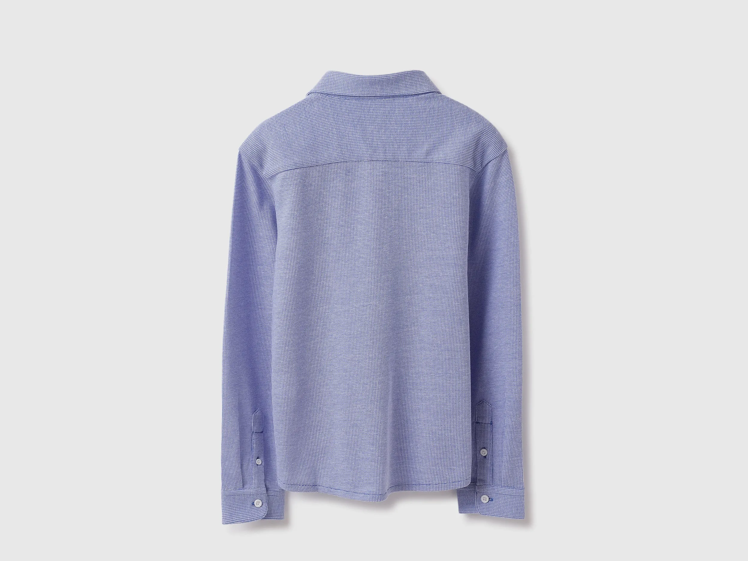 Regular Fit Spread Collar Textured Shirts