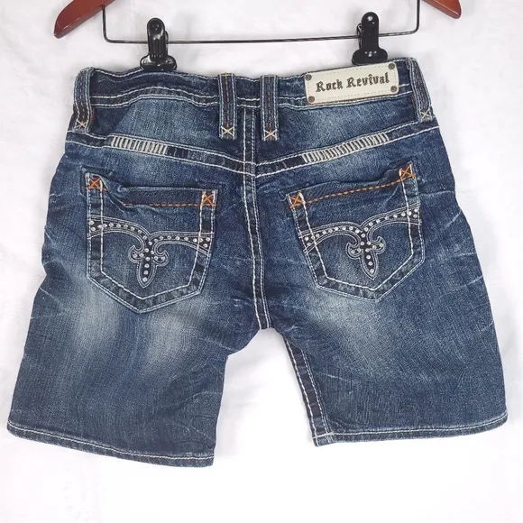 Rock Revival Lydia Easy Shorts 27 Denim