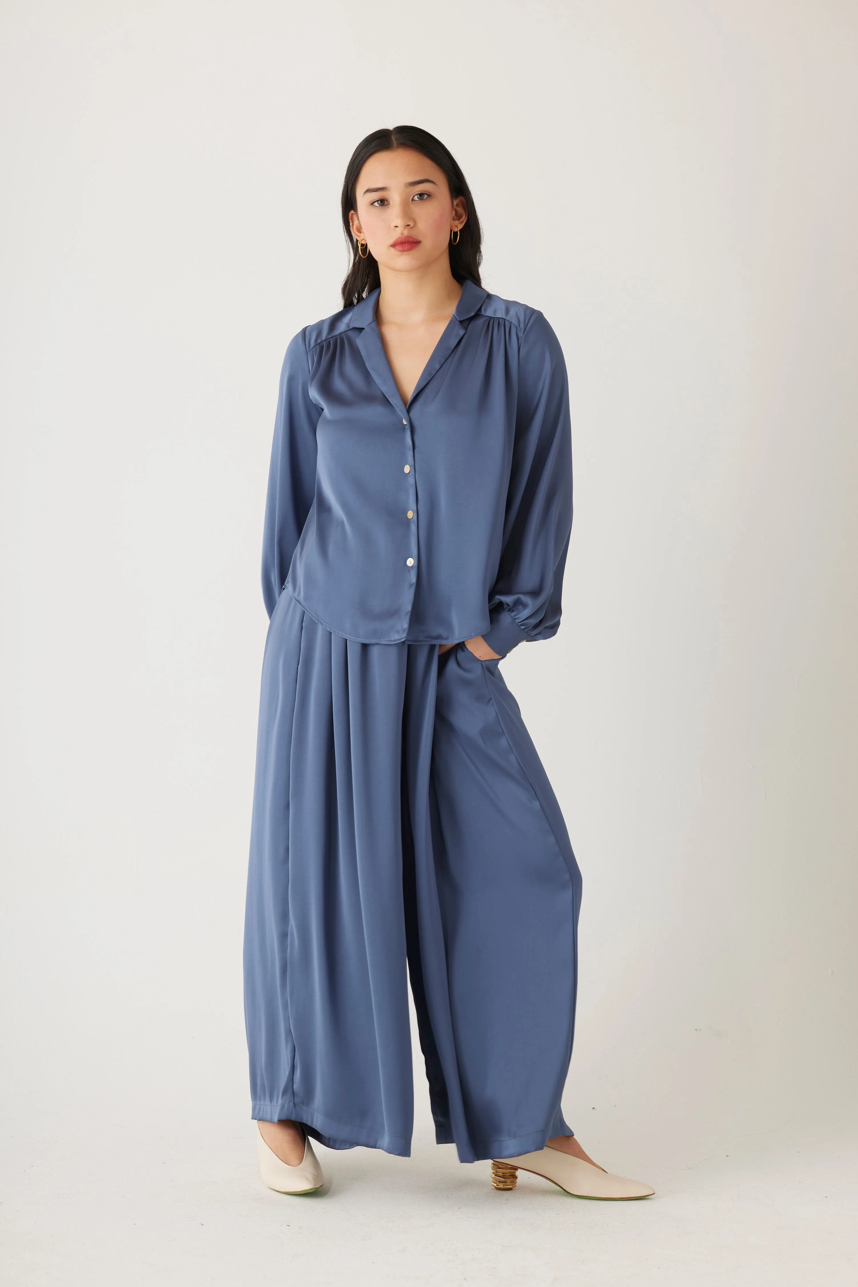 Rose Blouse in Japanese Charmeuse