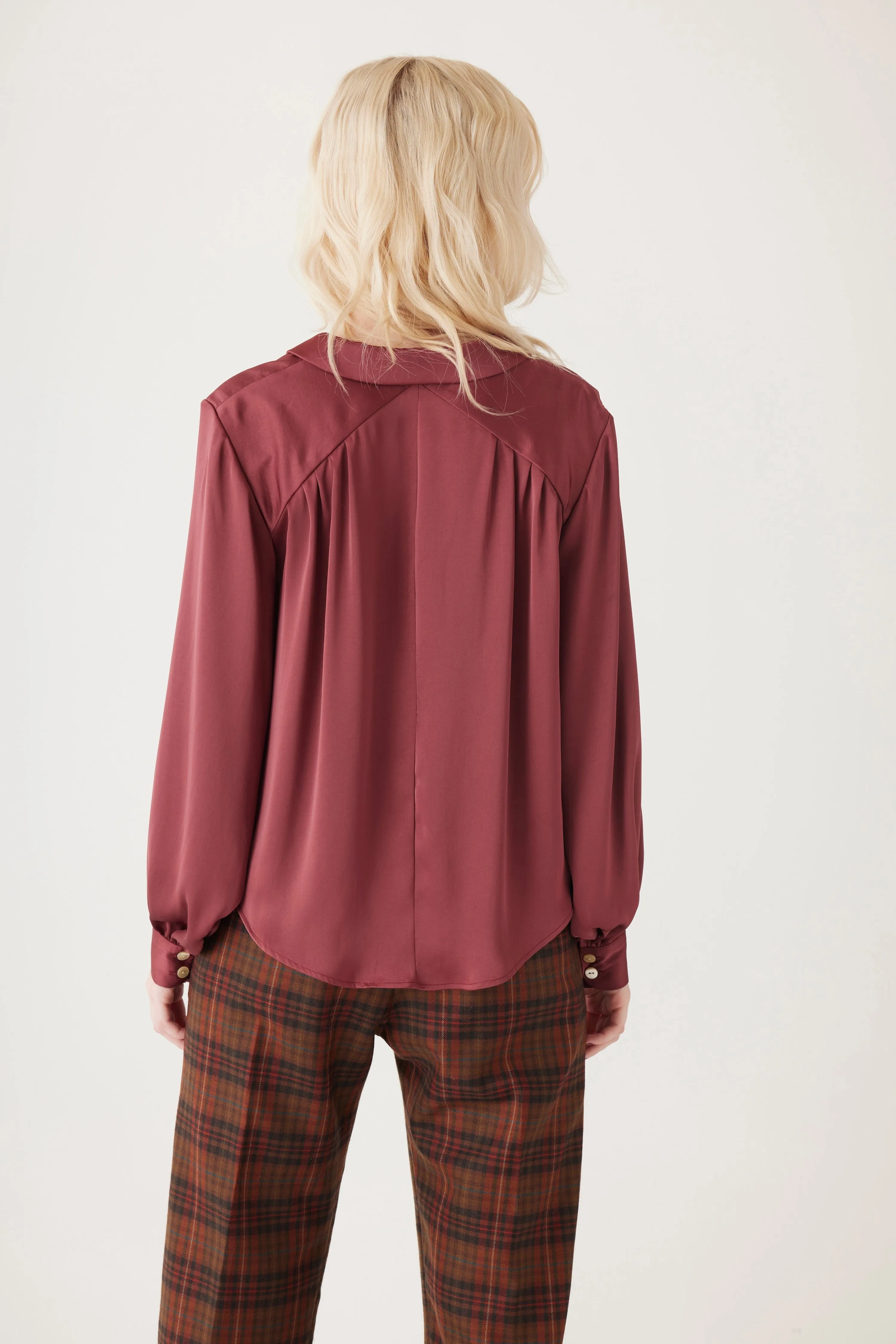 Rose Blouse in Japanese Charmeuse