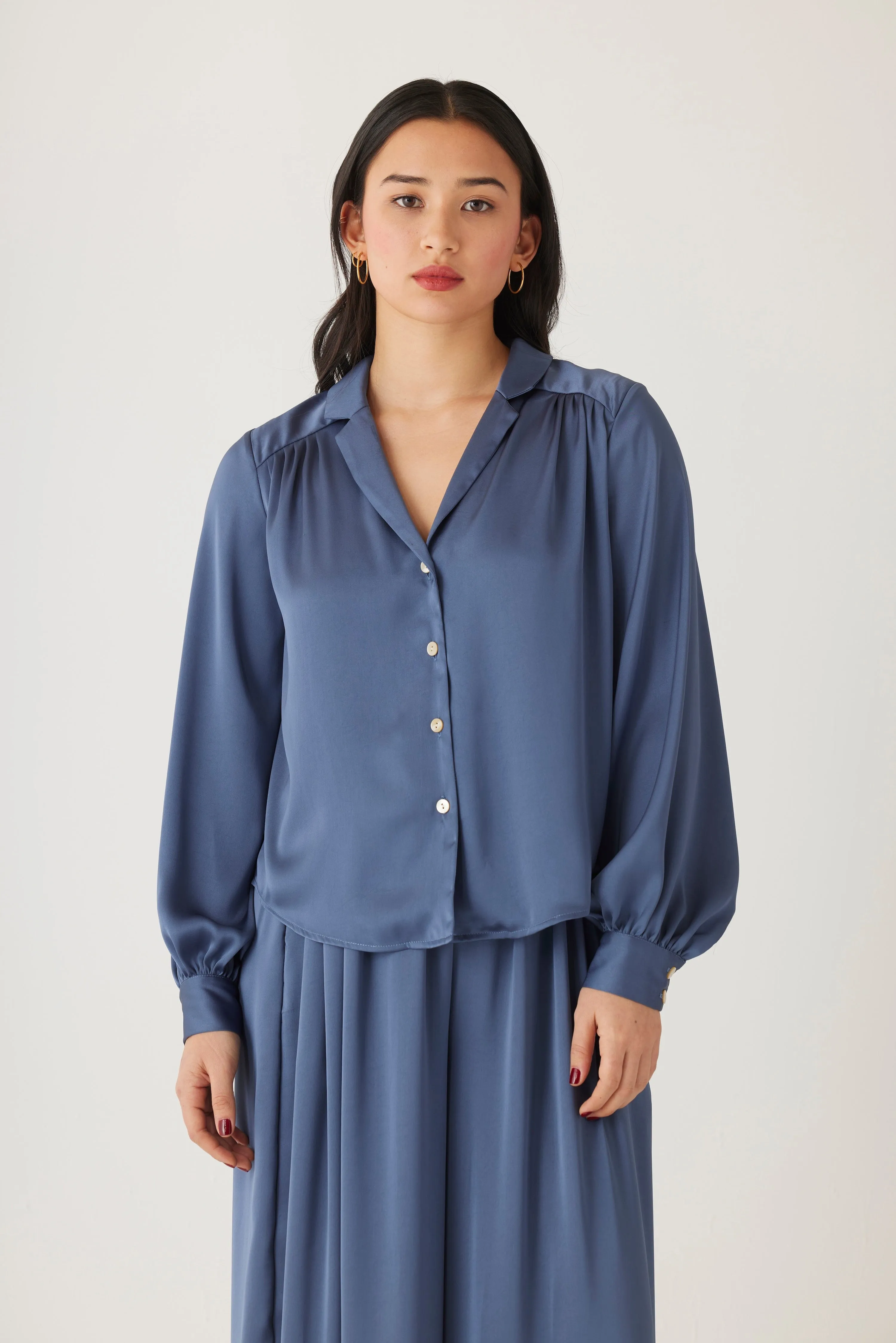 Rose Blouse in Japanese Charmeuse