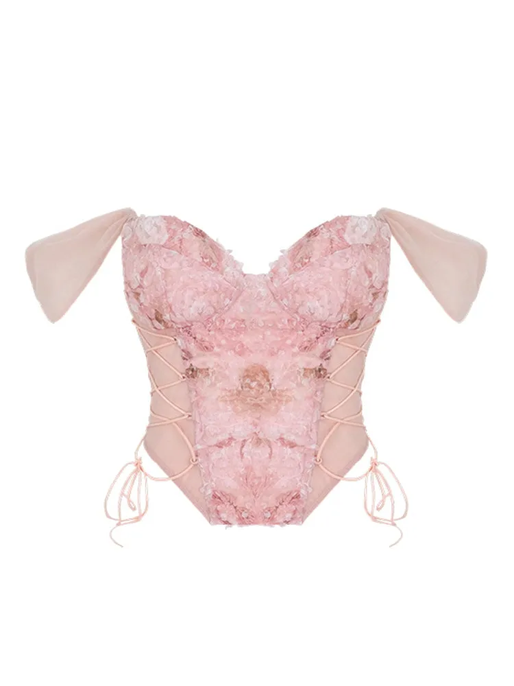 Rosée Petal Corset Top