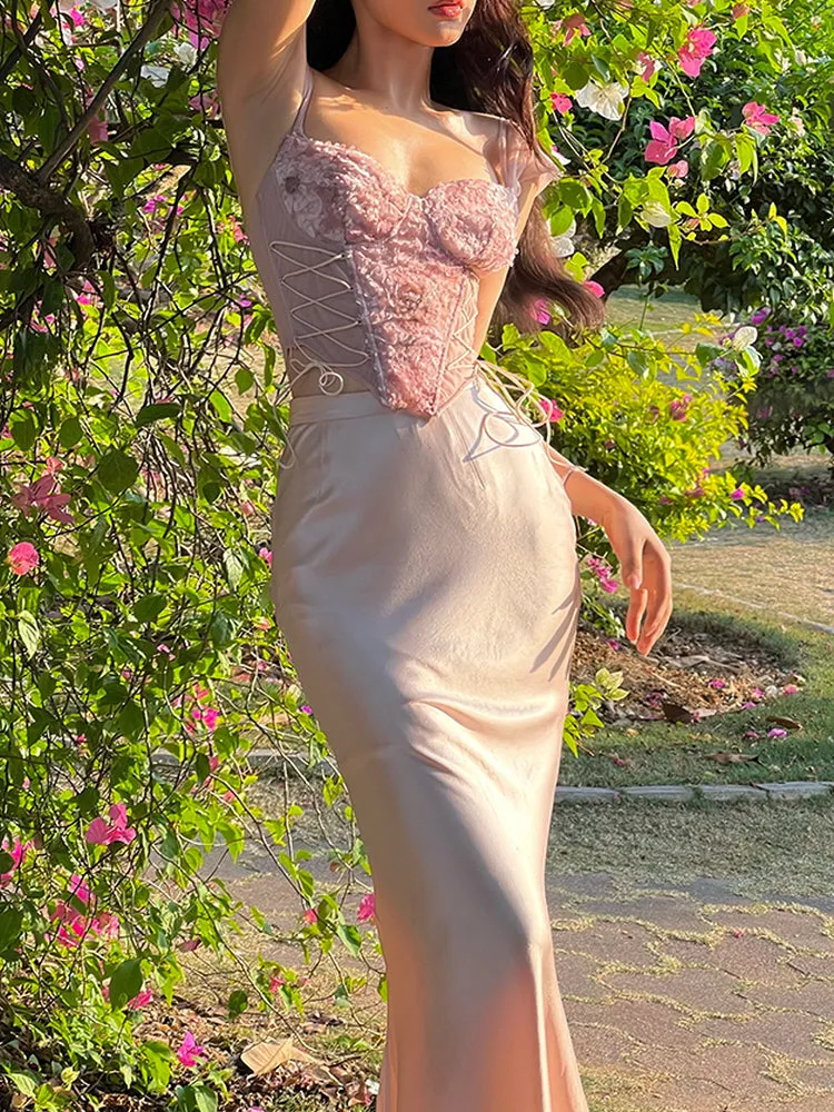 Rosée Petal Corset Top