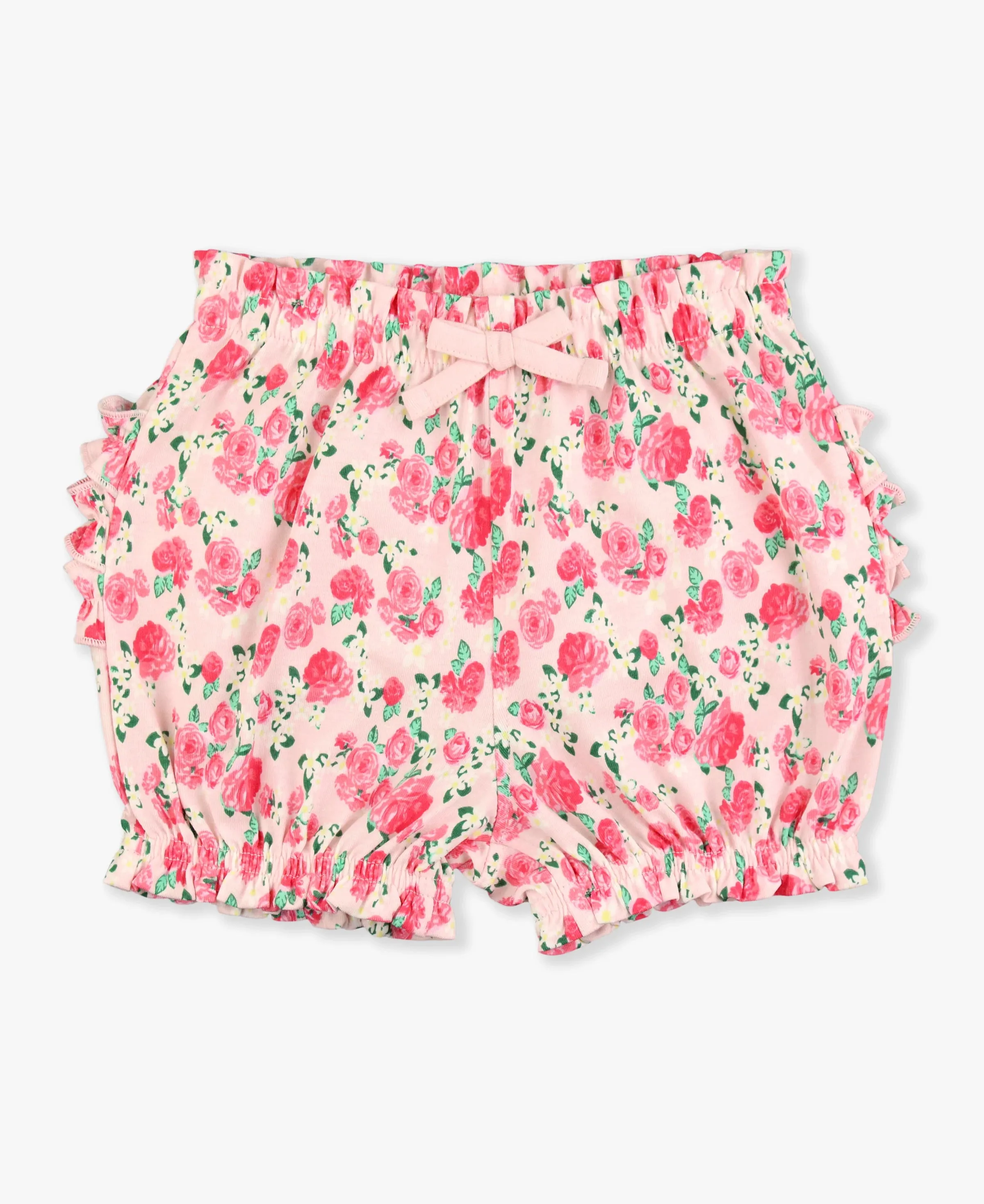 RuffleButts - English Roses Ruffle Knit Bloomer/Shorts