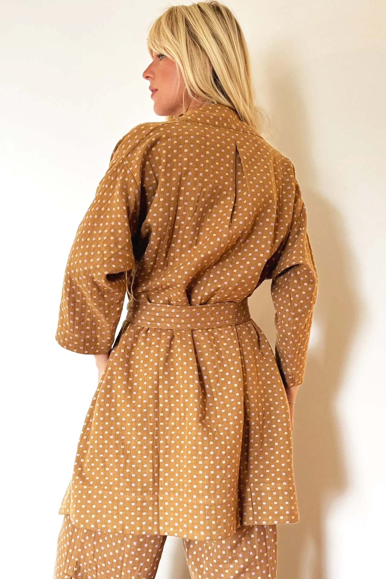 Rujuta Sheth Brooklyn Kimono- Square Dot