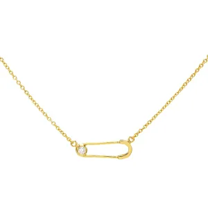 Safety Pin Necklace
