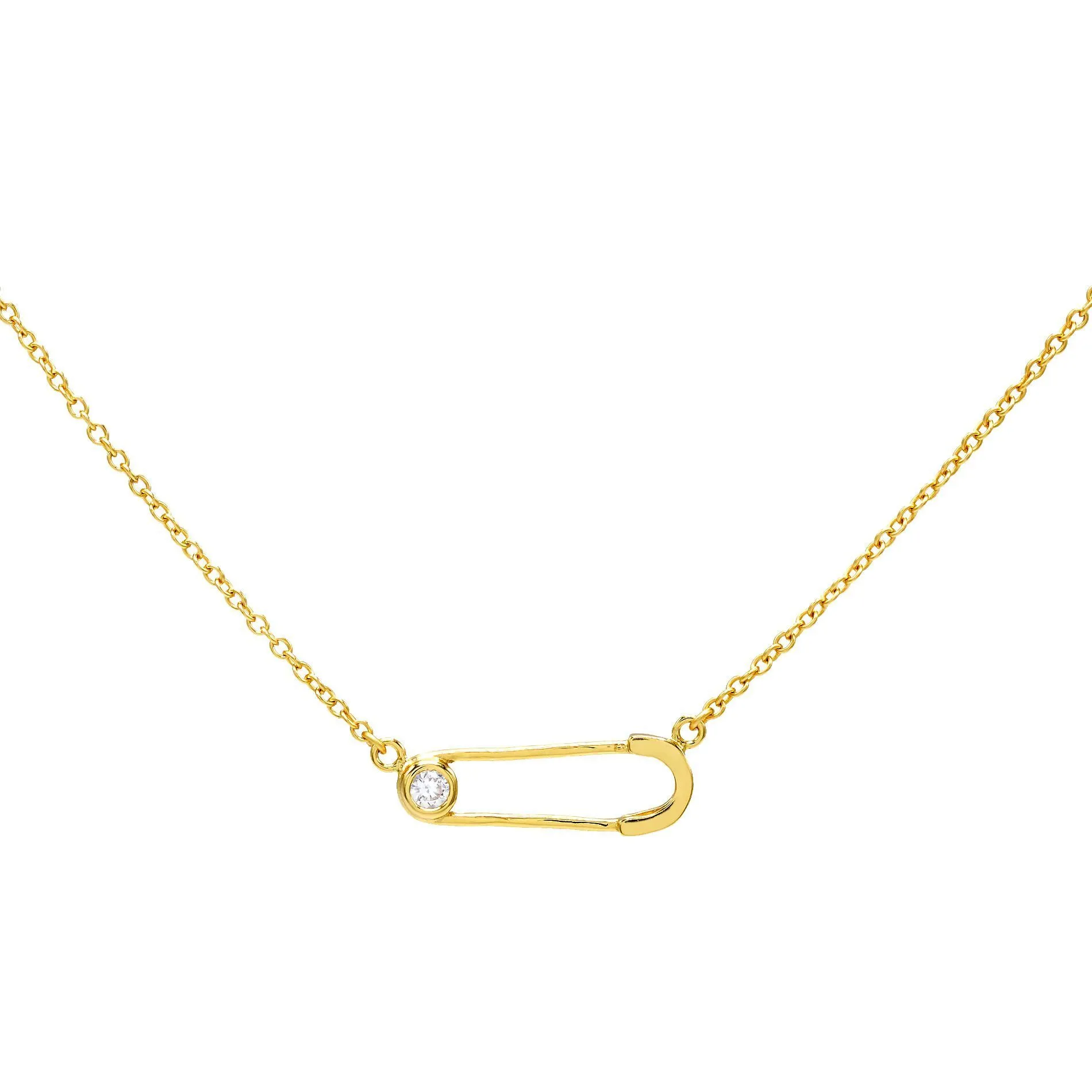 Safety Pin Necklace