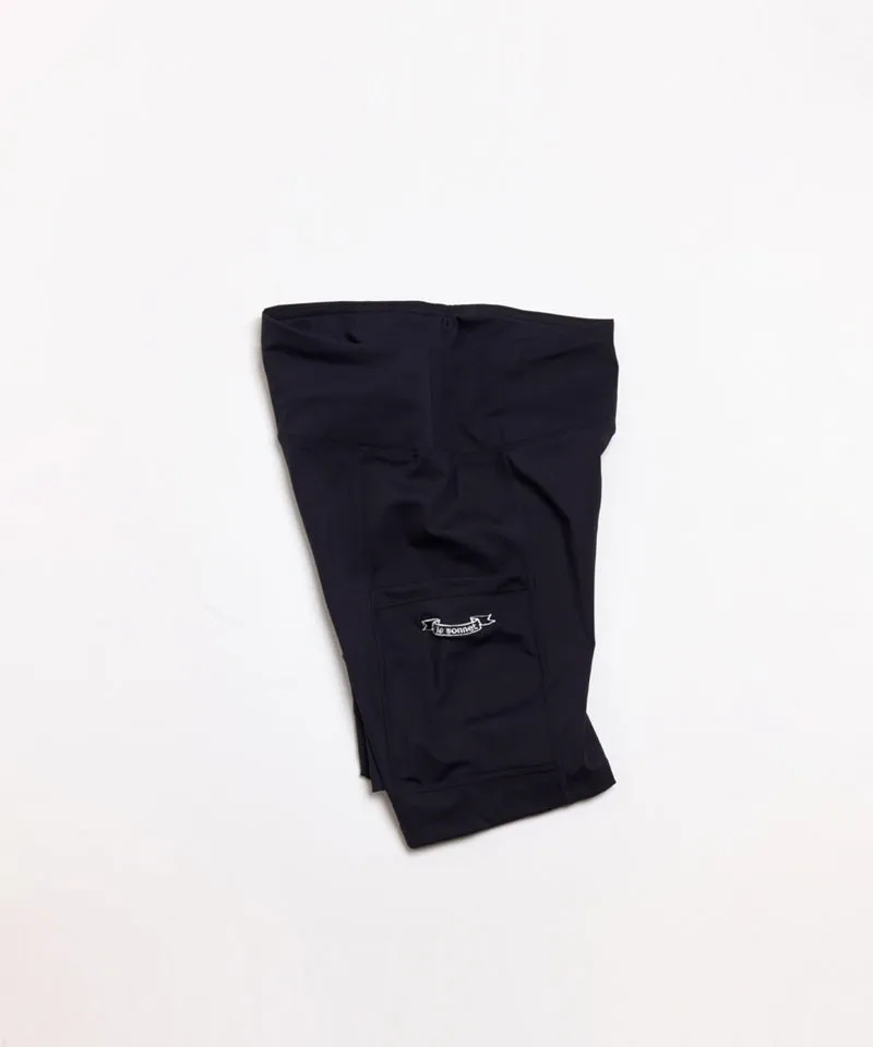 [SAMPLE SALE]LE SONNET Ribbon Logo Tights - Black
