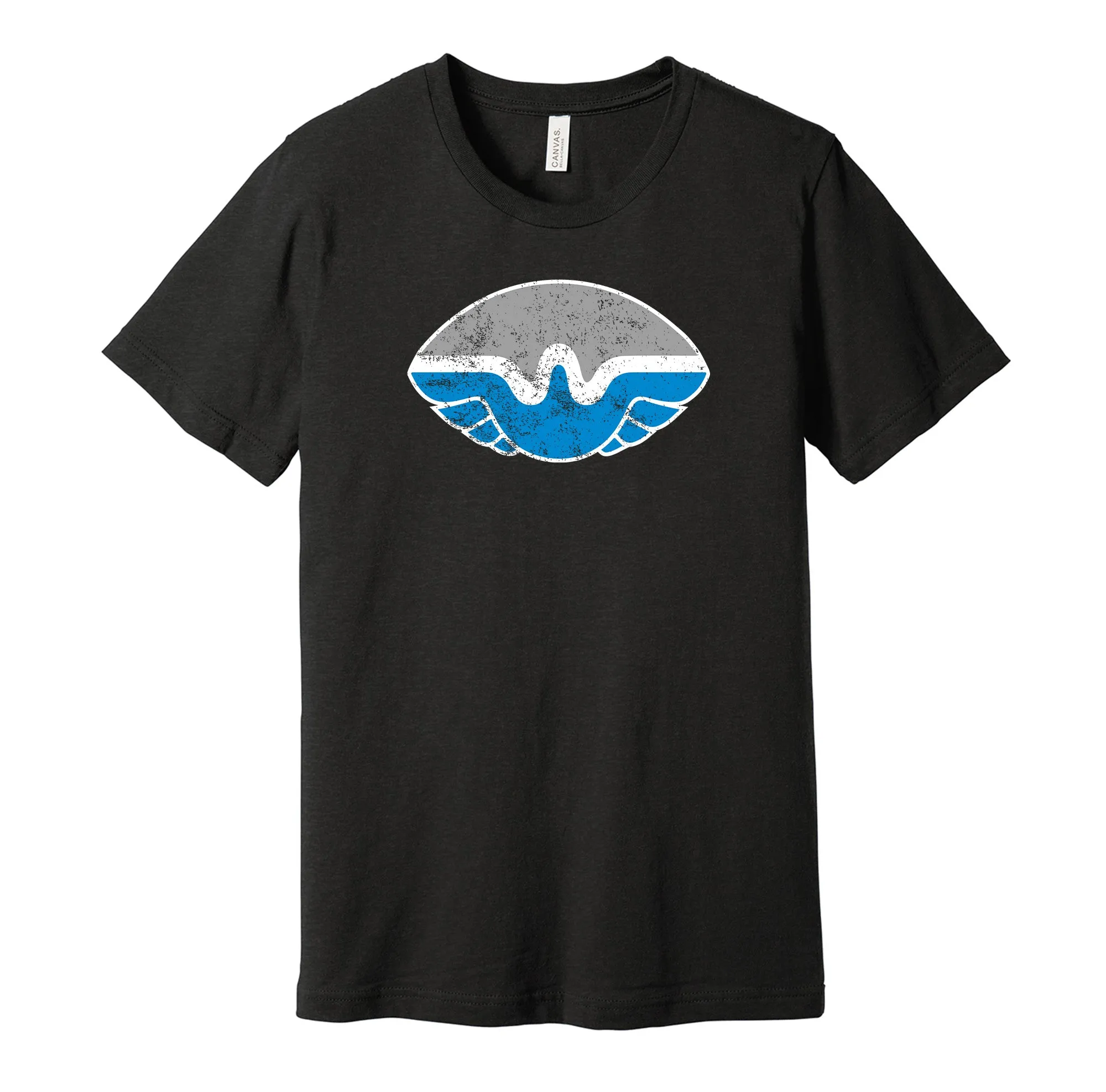 San Antonio Wings Distressed Logo Shirt - Defunct Football Team - Celebrate Texas Heritage and History - Hyper Than Hype