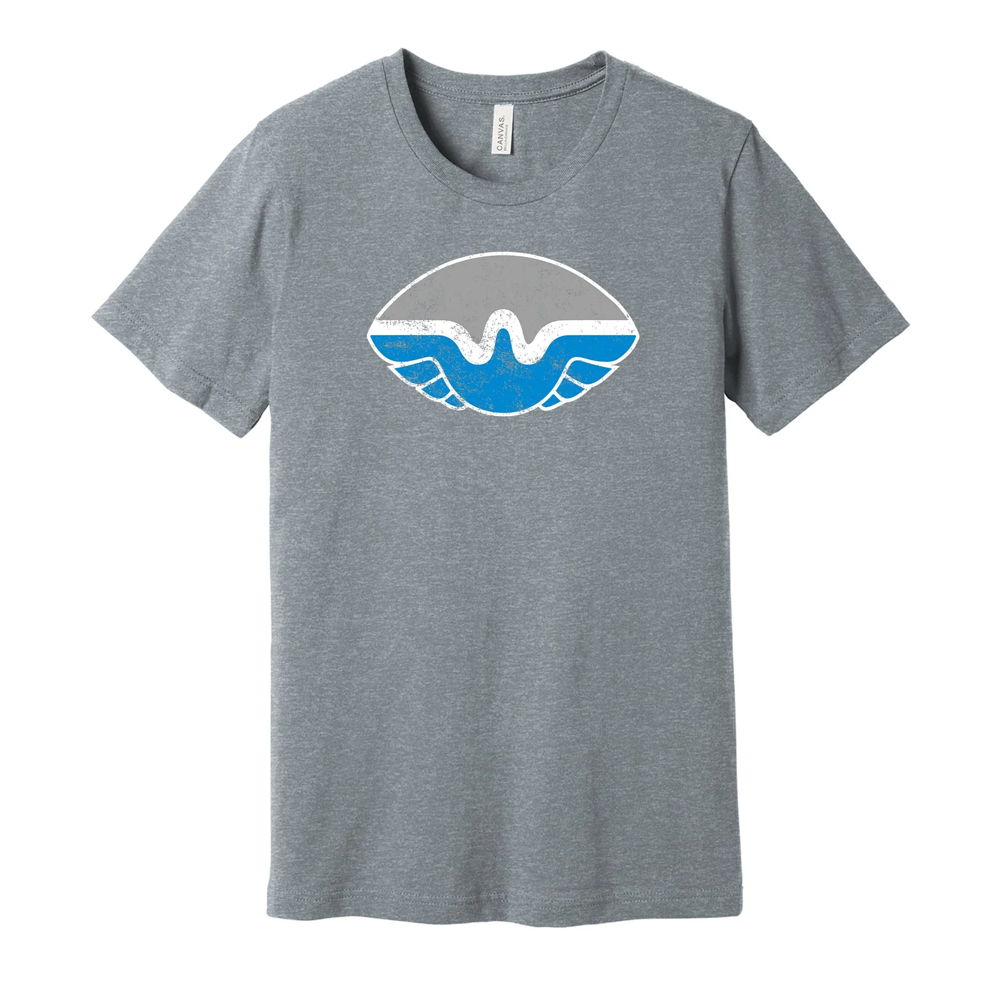 San Antonio Wings Distressed Logo Shirt - Defunct Football Team - Celebrate Texas Heritage and History - Hyper Than Hype