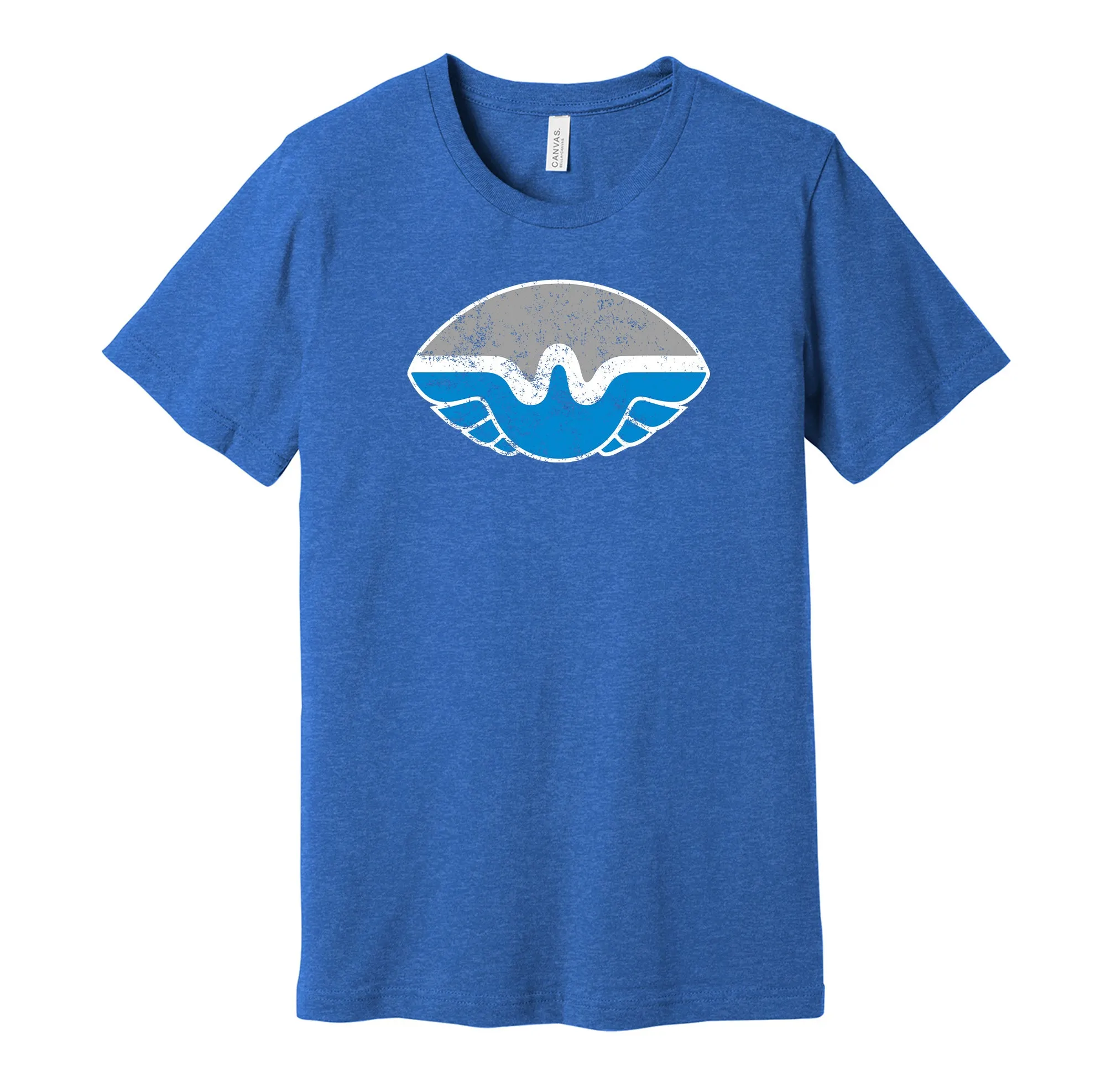 San Antonio Wings Distressed Logo Shirt - Defunct Football Team - Celebrate Texas Heritage and History - Hyper Than Hype