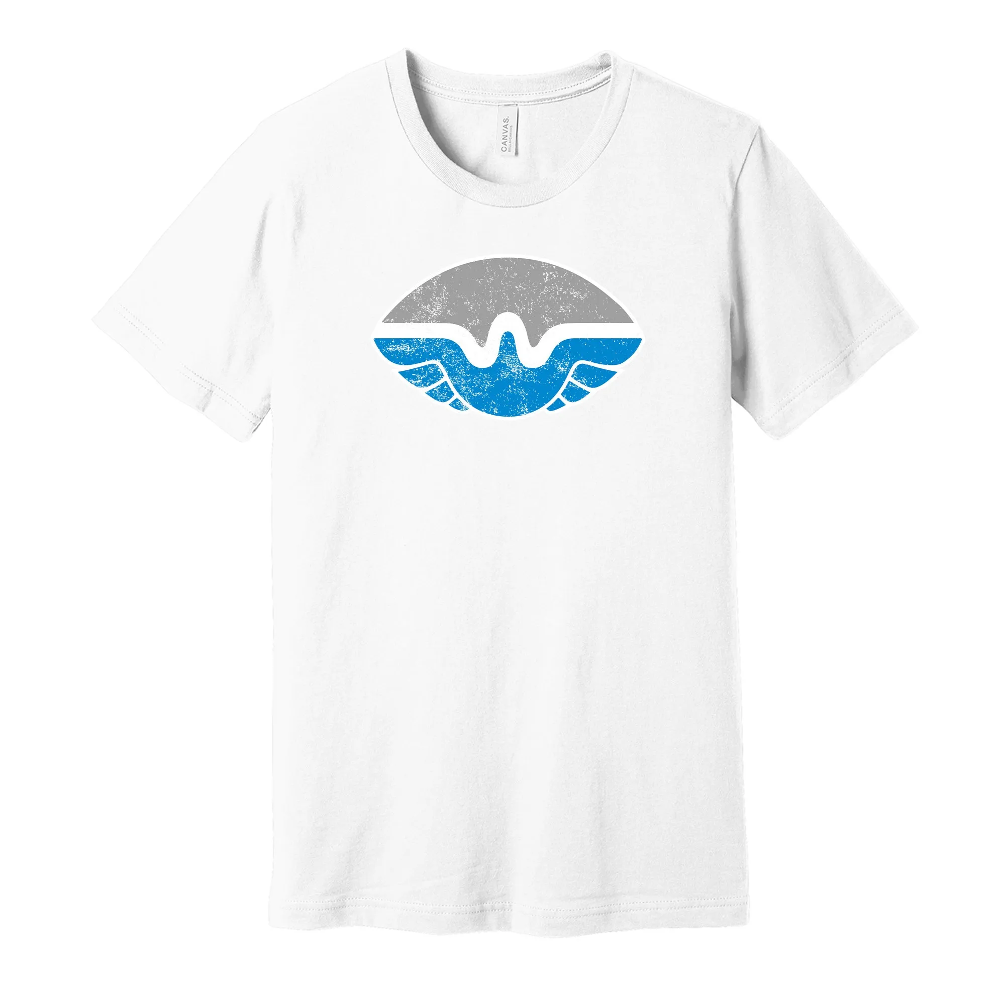 San Antonio Wings Distressed Logo Shirt - Defunct Football Team - Celebrate Texas Heritage and History - Hyper Than Hype