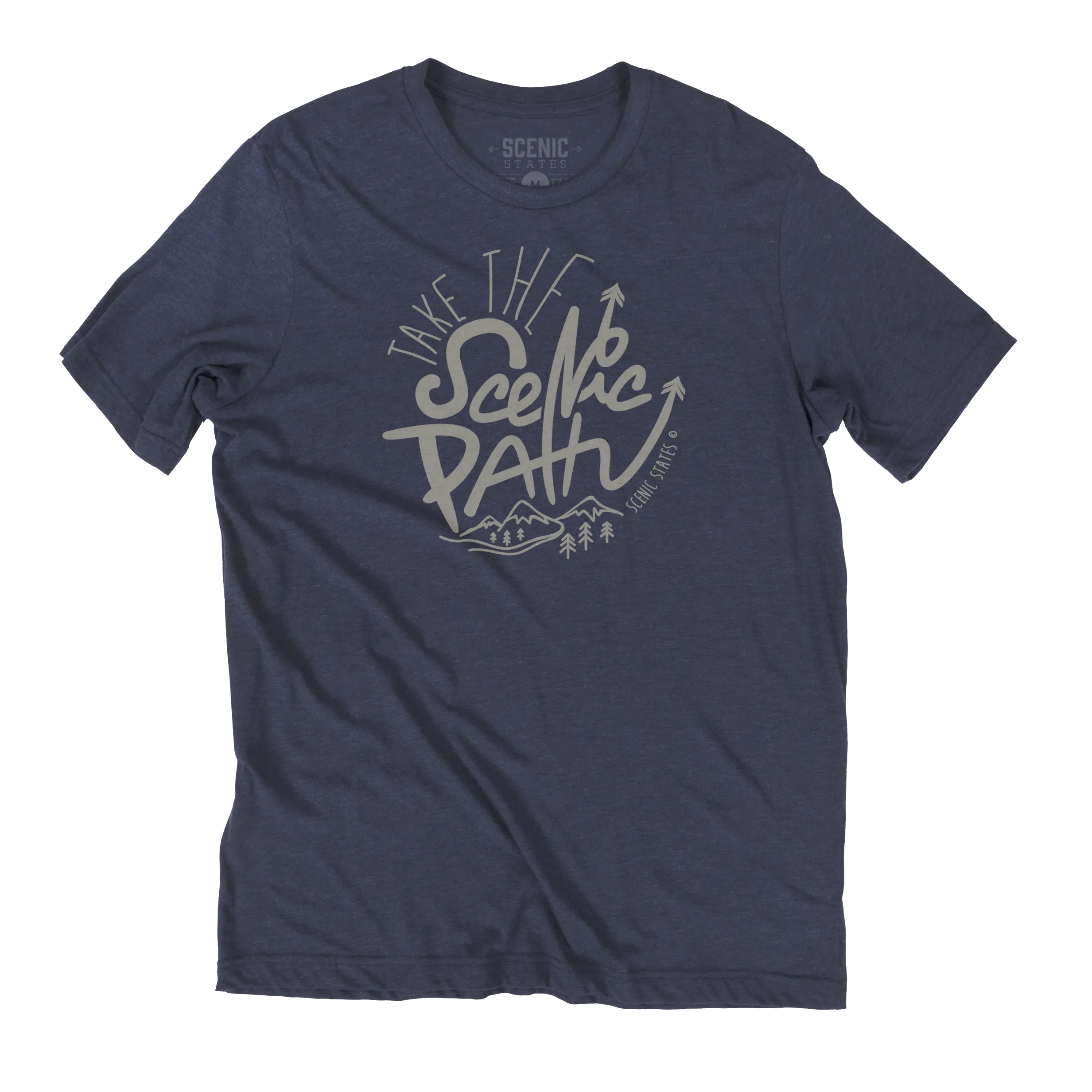 Scenic Path Tee | Heather Navy