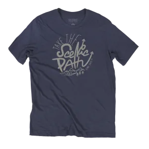 Scenic Path Tee | Heather Navy