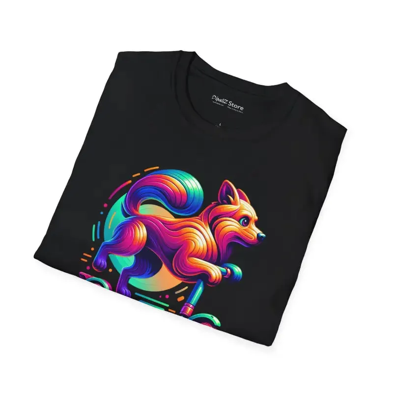 Scooter Tee Casual Comfort Dog Riding Ring Spun Style
