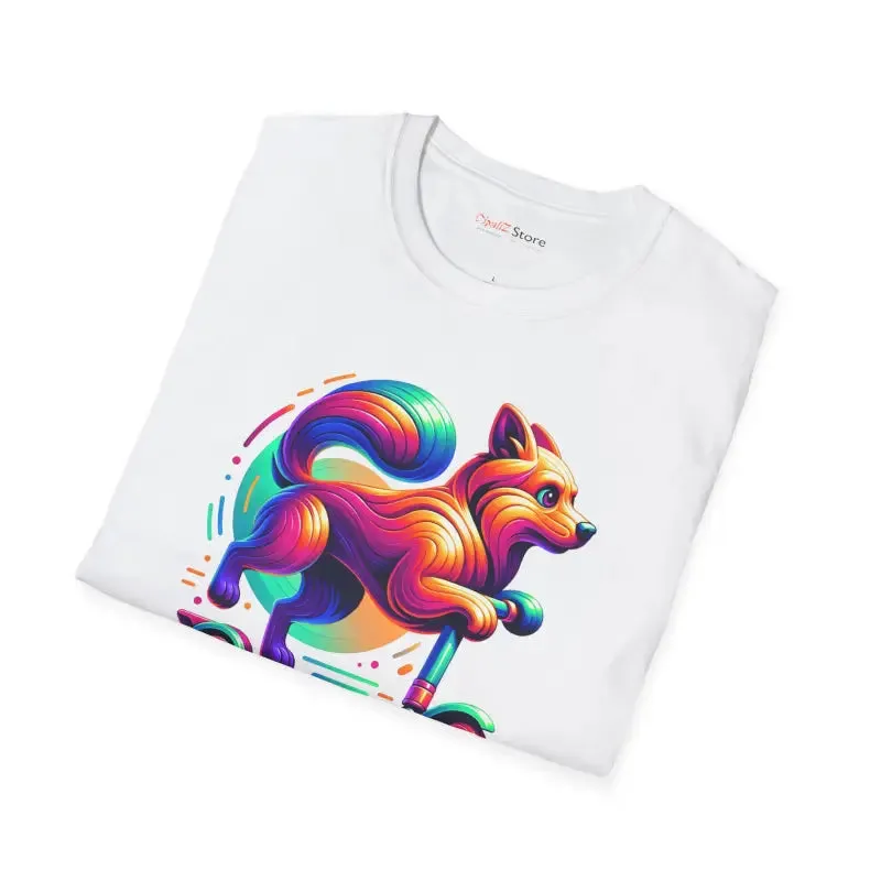 Scooter Tee Casual Comfort Dog Riding Ring Spun Style