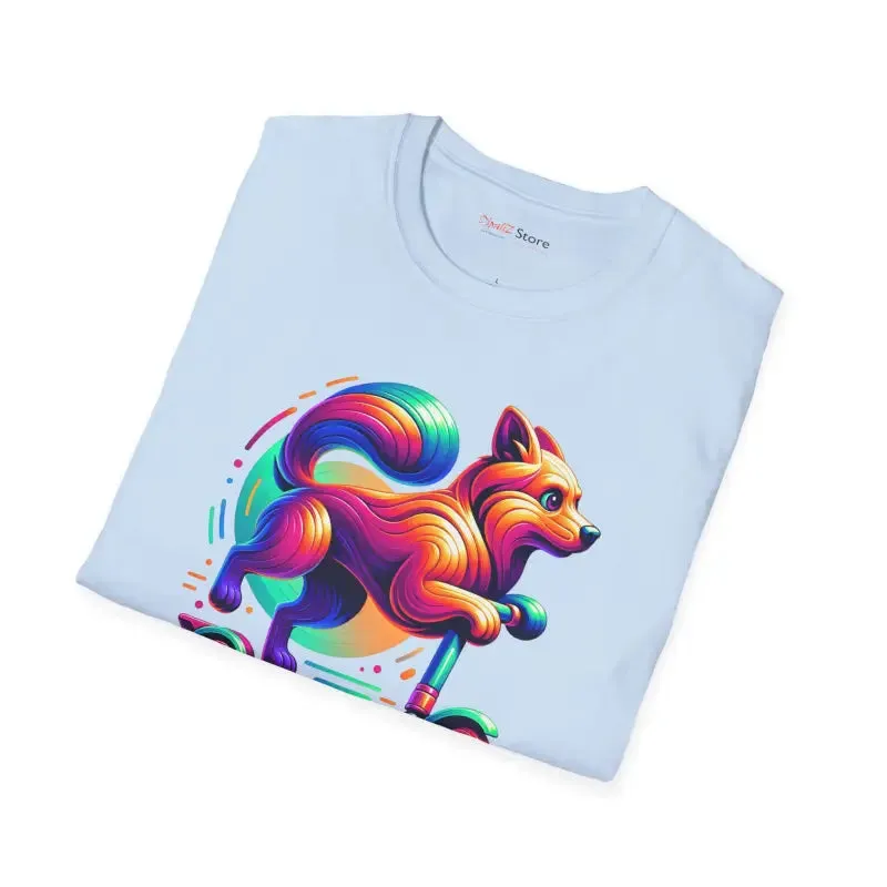 Scooter Tee Casual Comfort Dog Riding Ring Spun Style
