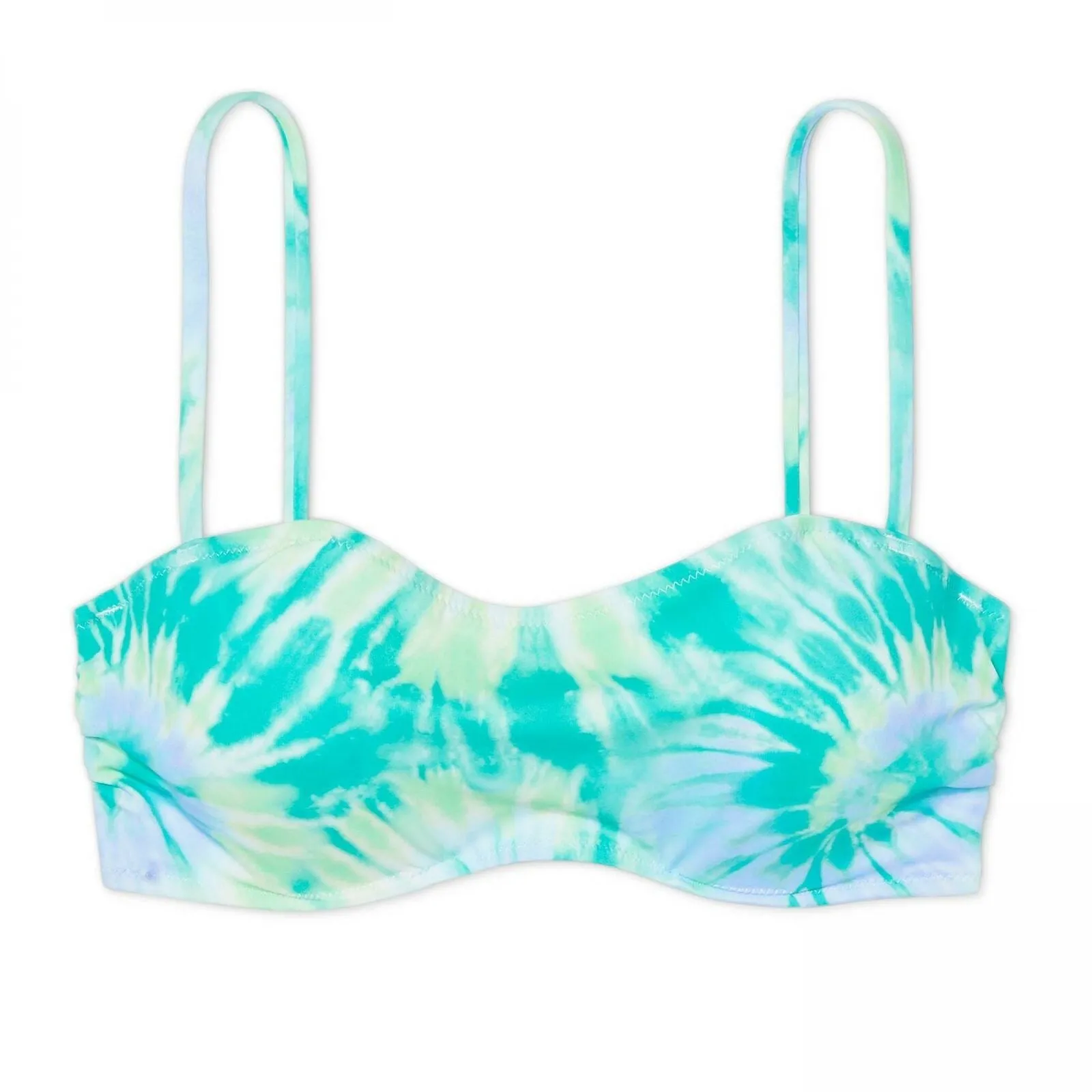 Shade & Shore Women's Tie Dye Light Lift Bralette Bikini Swim Top