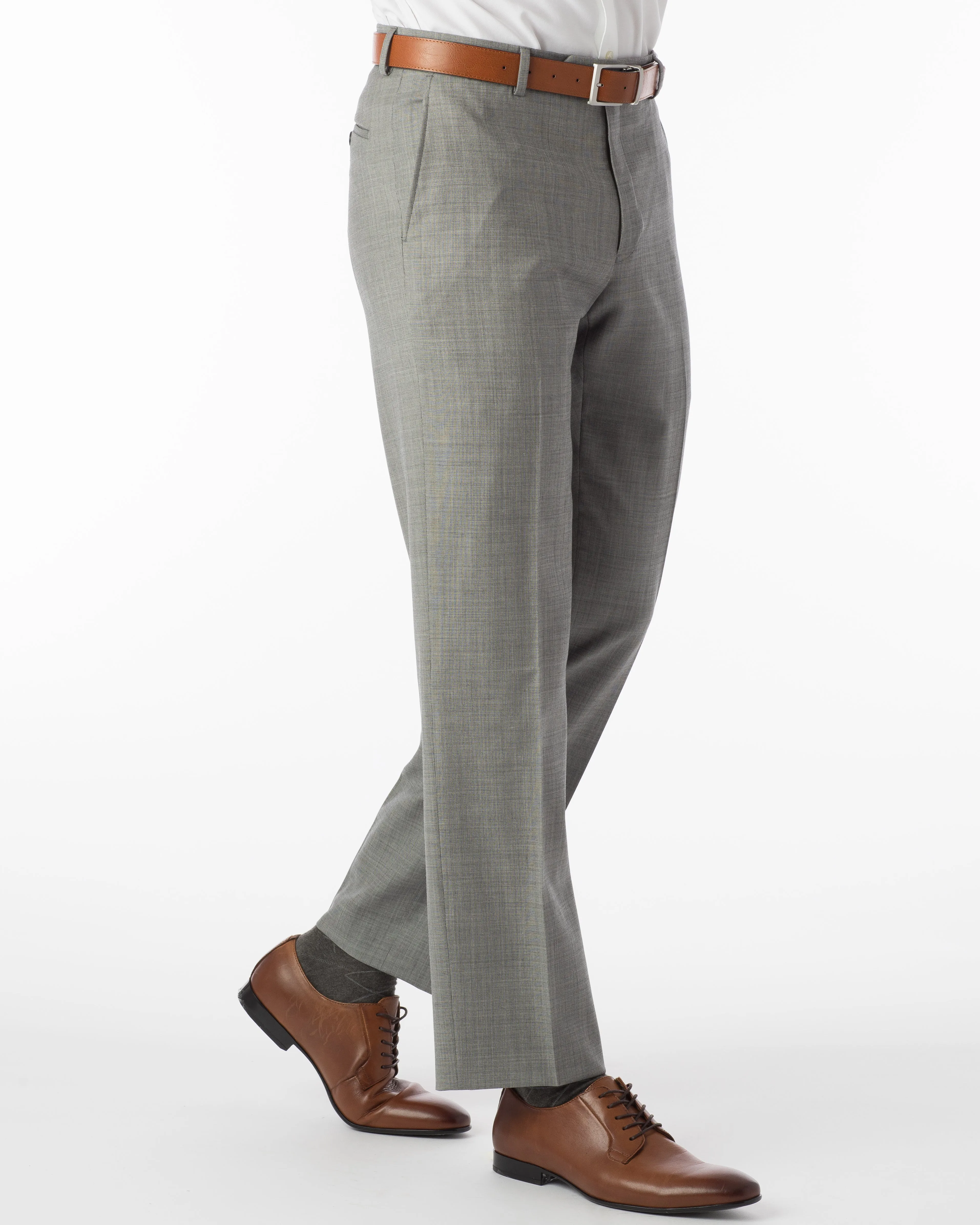 Sharkskin Dress Trouser - Black/White