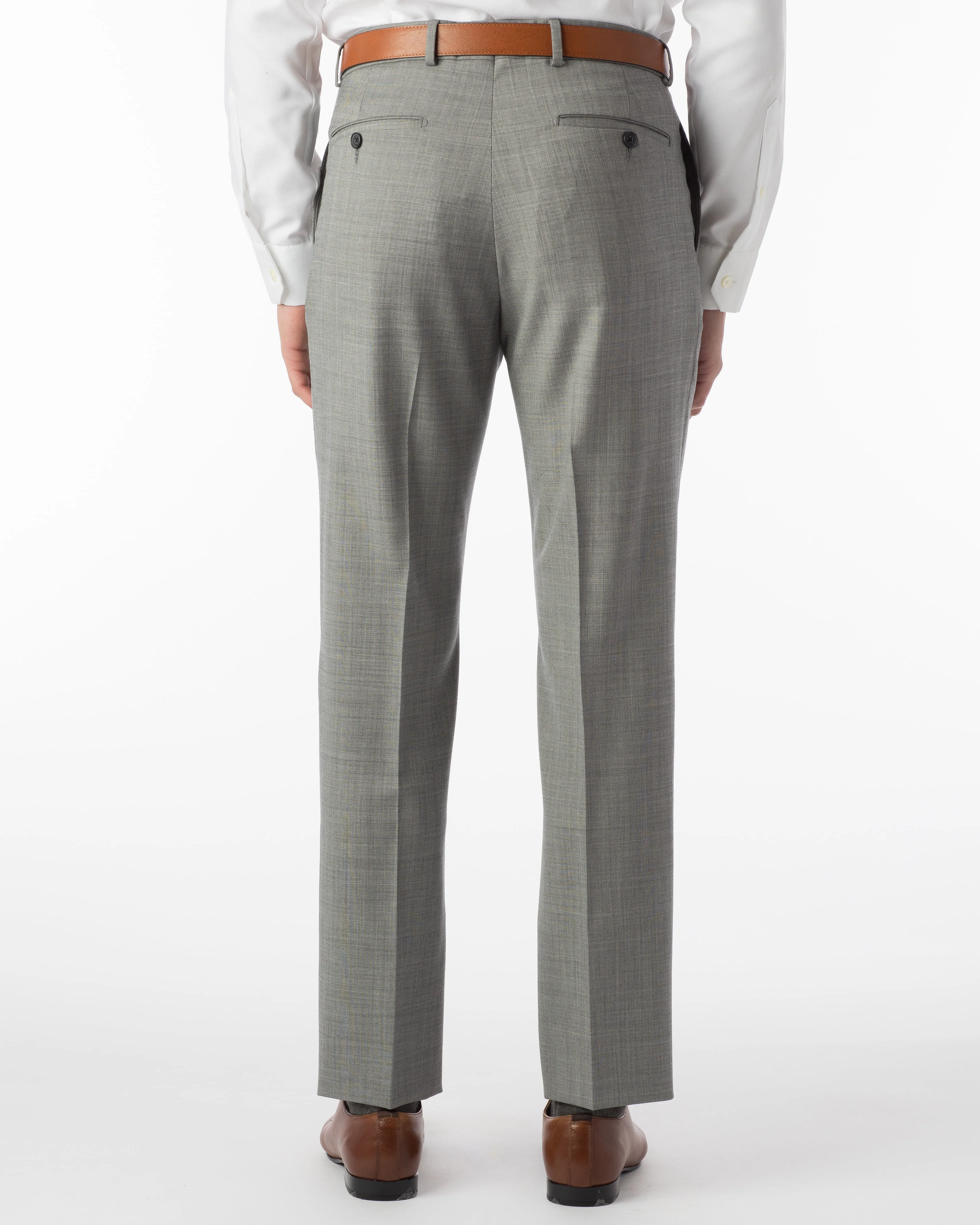Sharkskin Dress Trouser - Black/White