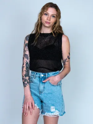 Sheer Knit Top