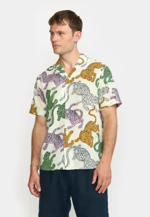 Short-sleeved Cuban Shirt / 3171 - Multi