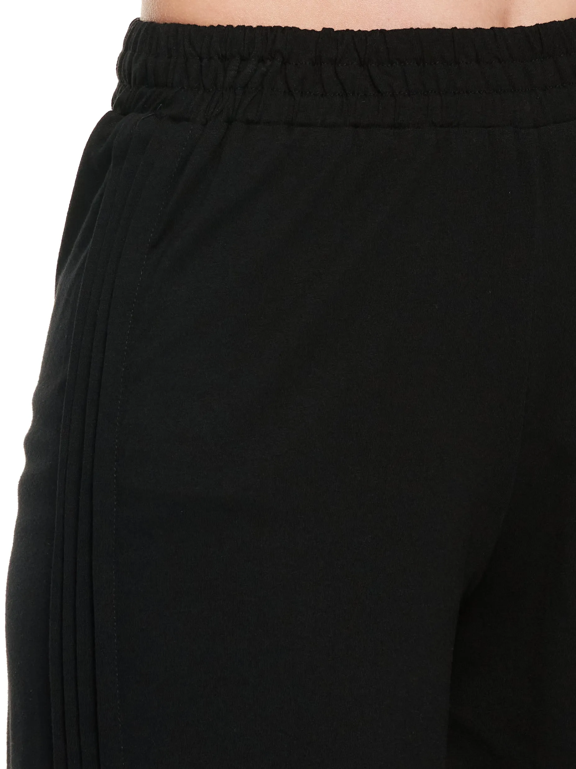 Side Pleated Cotton Modal Shorts
