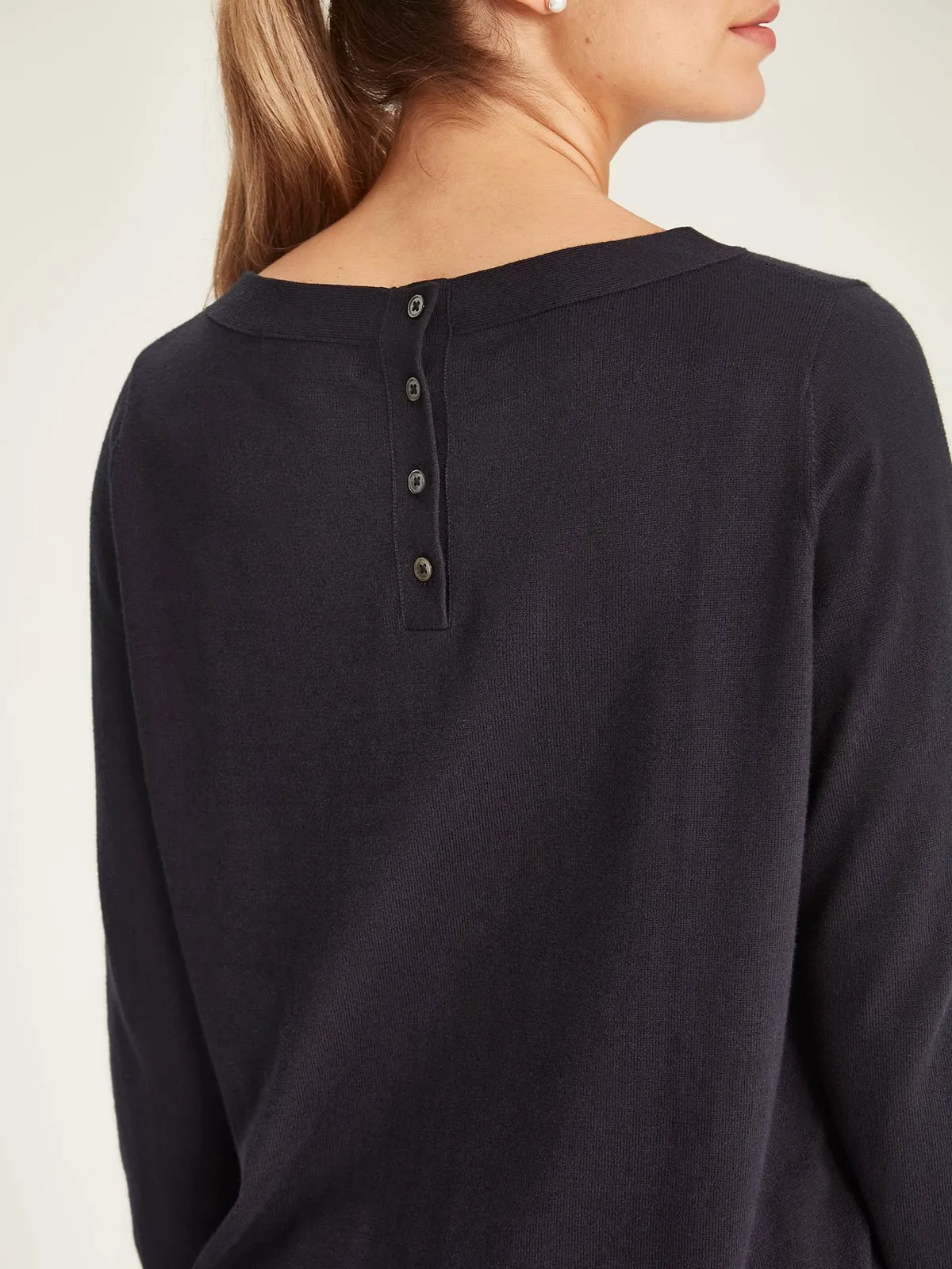 Sills Kelly Jumper - Neat Navy