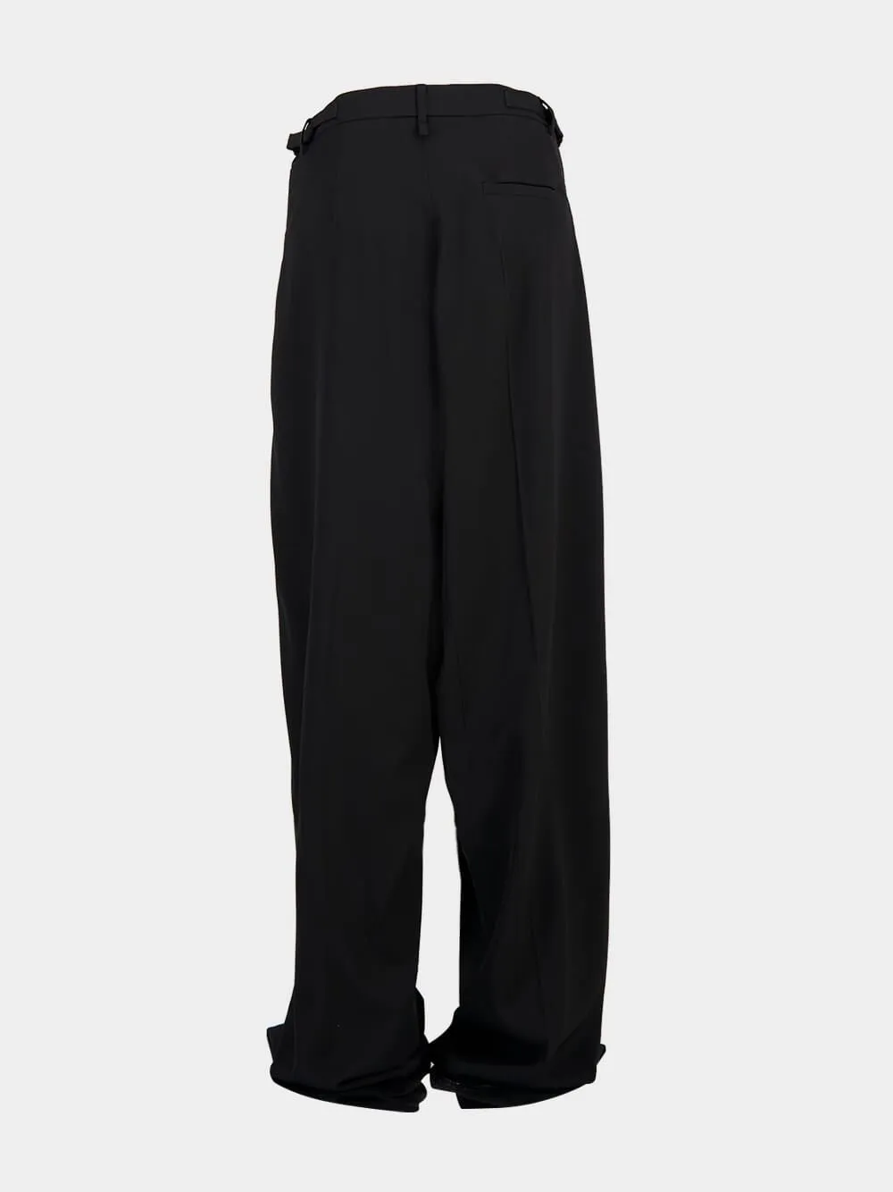 Skater Tailored Trousers in Black