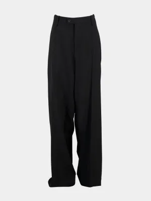 Skater Tailored Trousers in Black