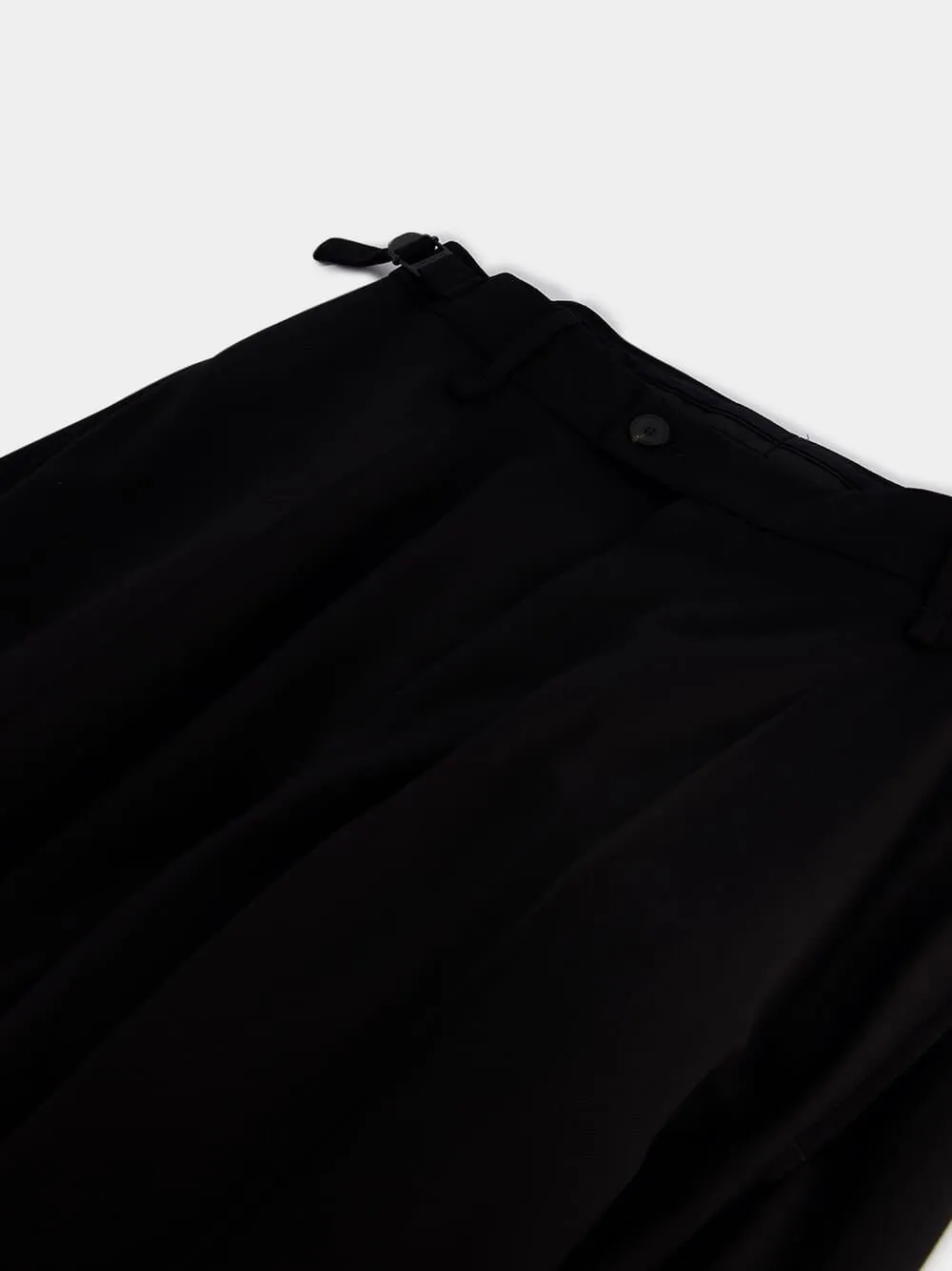 Skater Tailored Trousers in Black