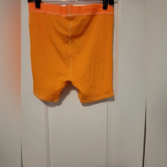 SKIMS COTTON RIB BOXERS APRICOT LARGE NWT