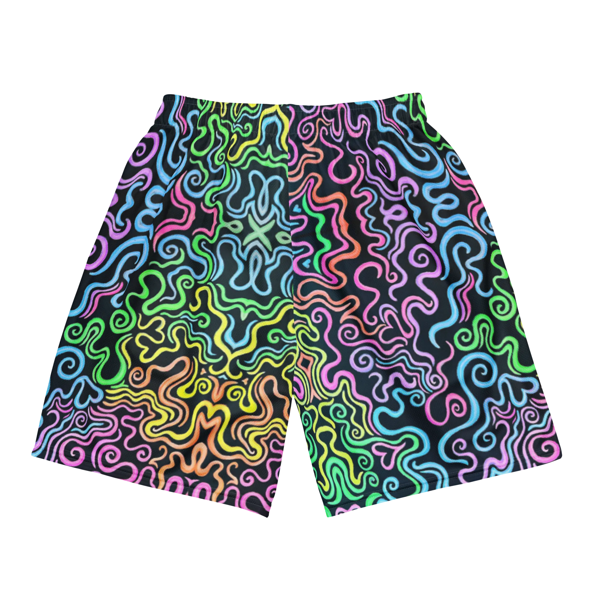 Soft Athletic Shorts (100% Recycled Material)- "Glow" Design