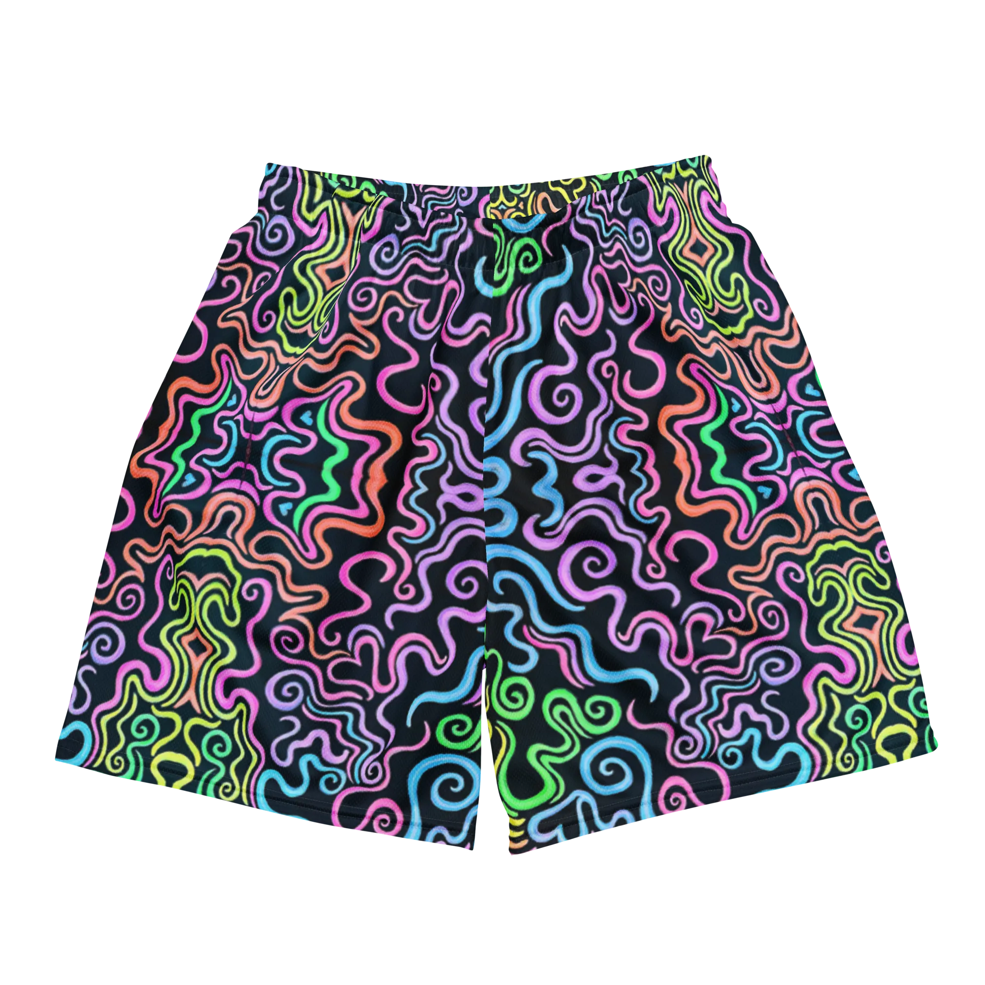 Soft Athletic Shorts (100% Recycled Material)- "Glow" Design