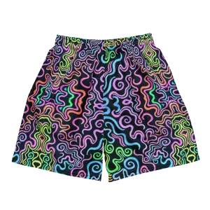 Soft Athletic Shorts (100% Recycled Material)- "Glow" Design