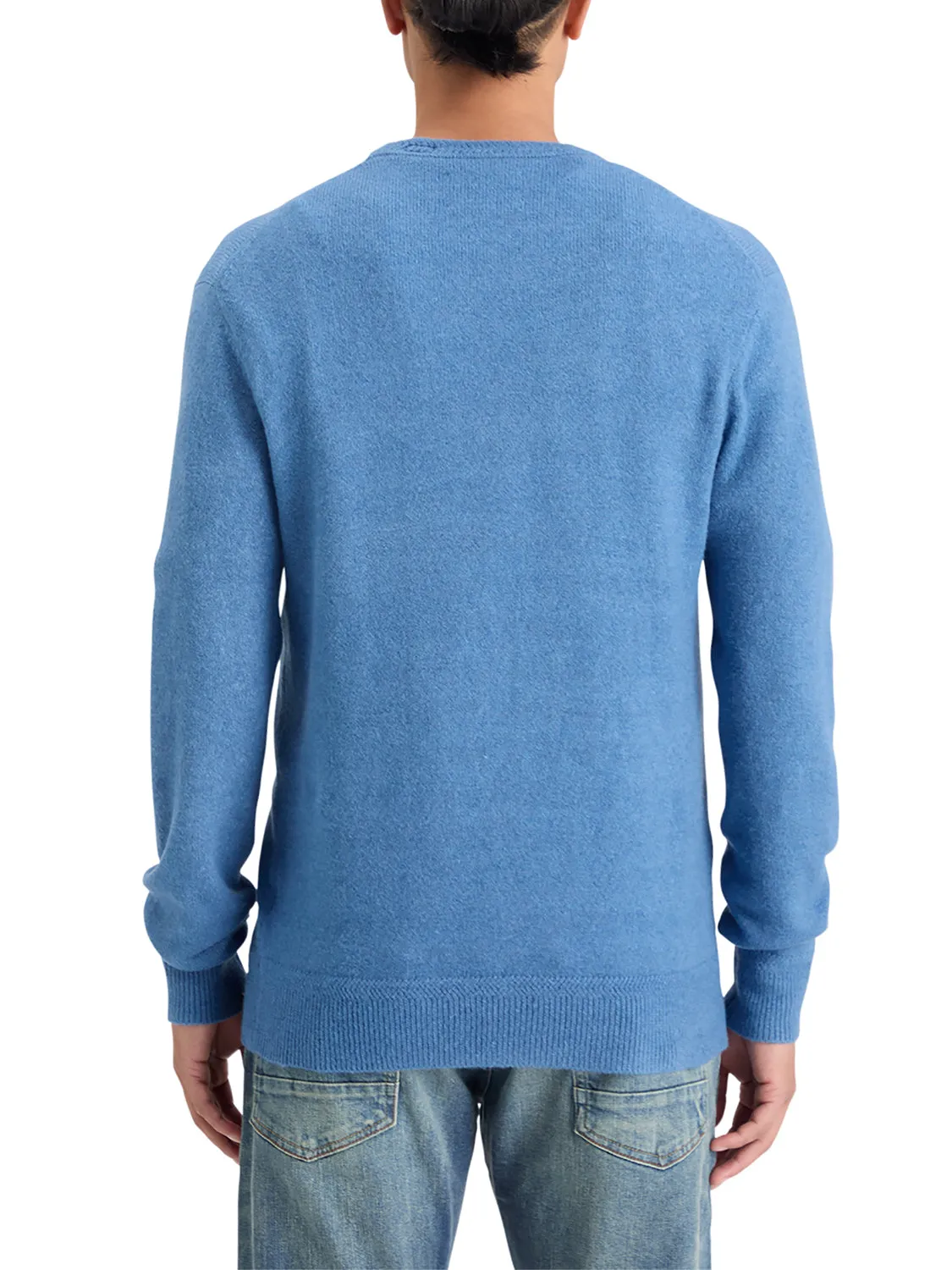 Soft Crew Neck Knit - Smart Blue