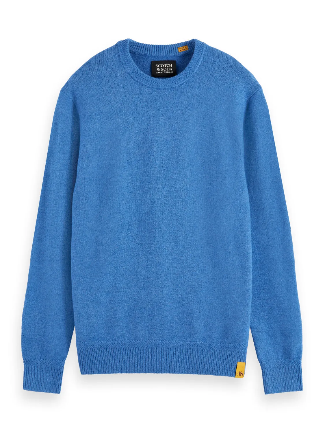 Soft Crew Neck Knit - Smart Blue