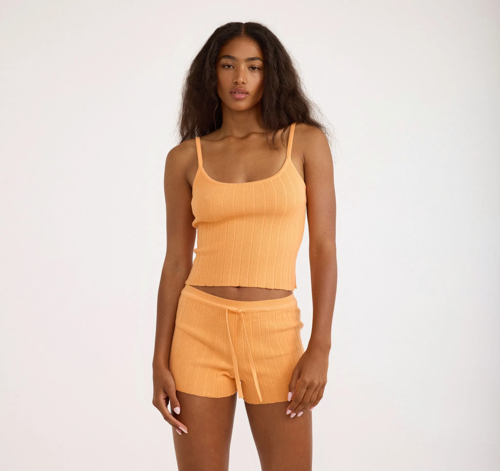 Soft Knit Rib Shorts