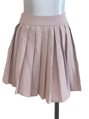 Soft Pink Pleated Skorts