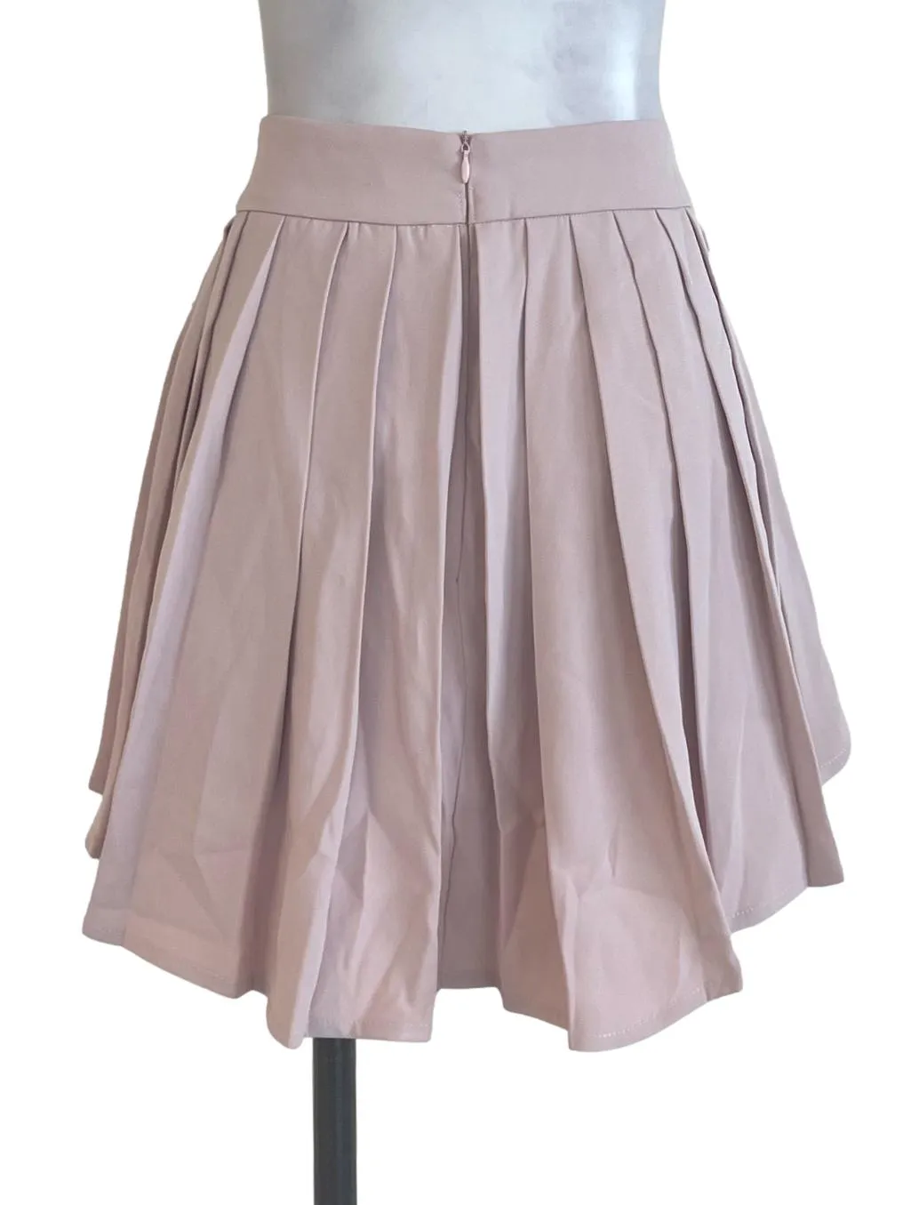 Soft Pink Pleated Skorts