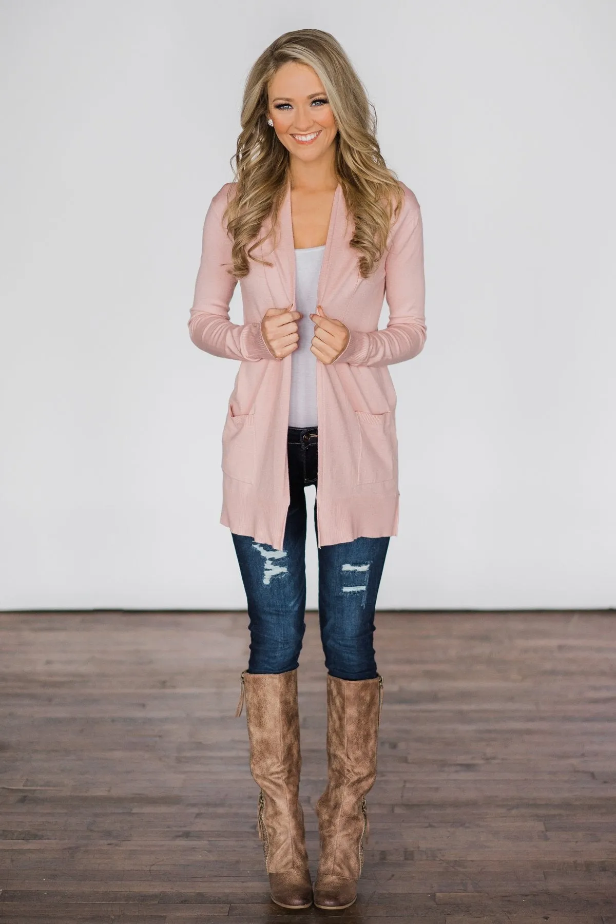 Softest Cardigan Ever ~ Light Pink