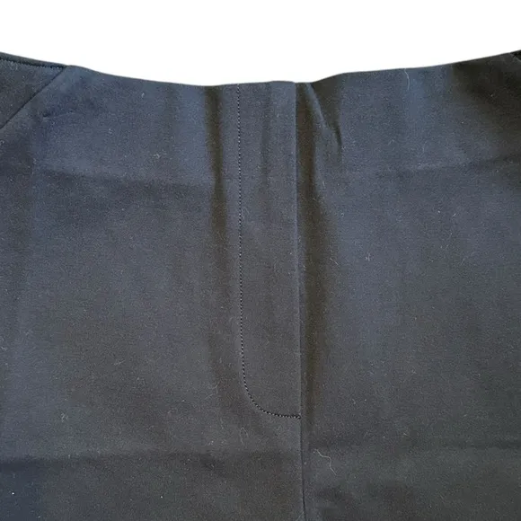 SPANX black ponte pull on elastic waist tummy control 4.5” shorts sz 2X - NWT!