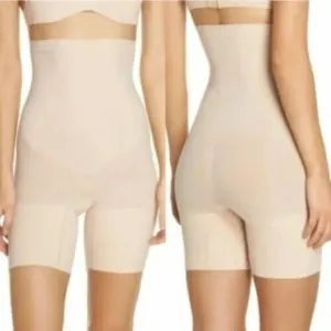 Spanx Higher Power Short in Soft Nude Size Small