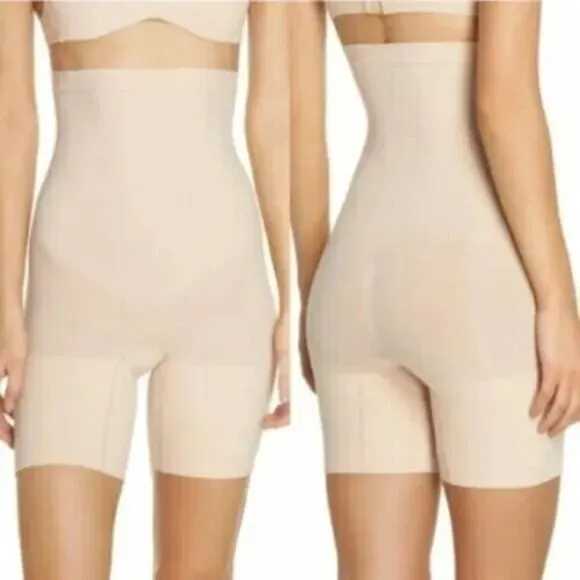 Spanx Higher Power Short in Soft Nude Size Small