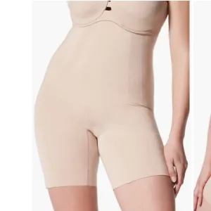SPANX Sculpt OnCore High Waist MidThigh Shorts SZ 1X