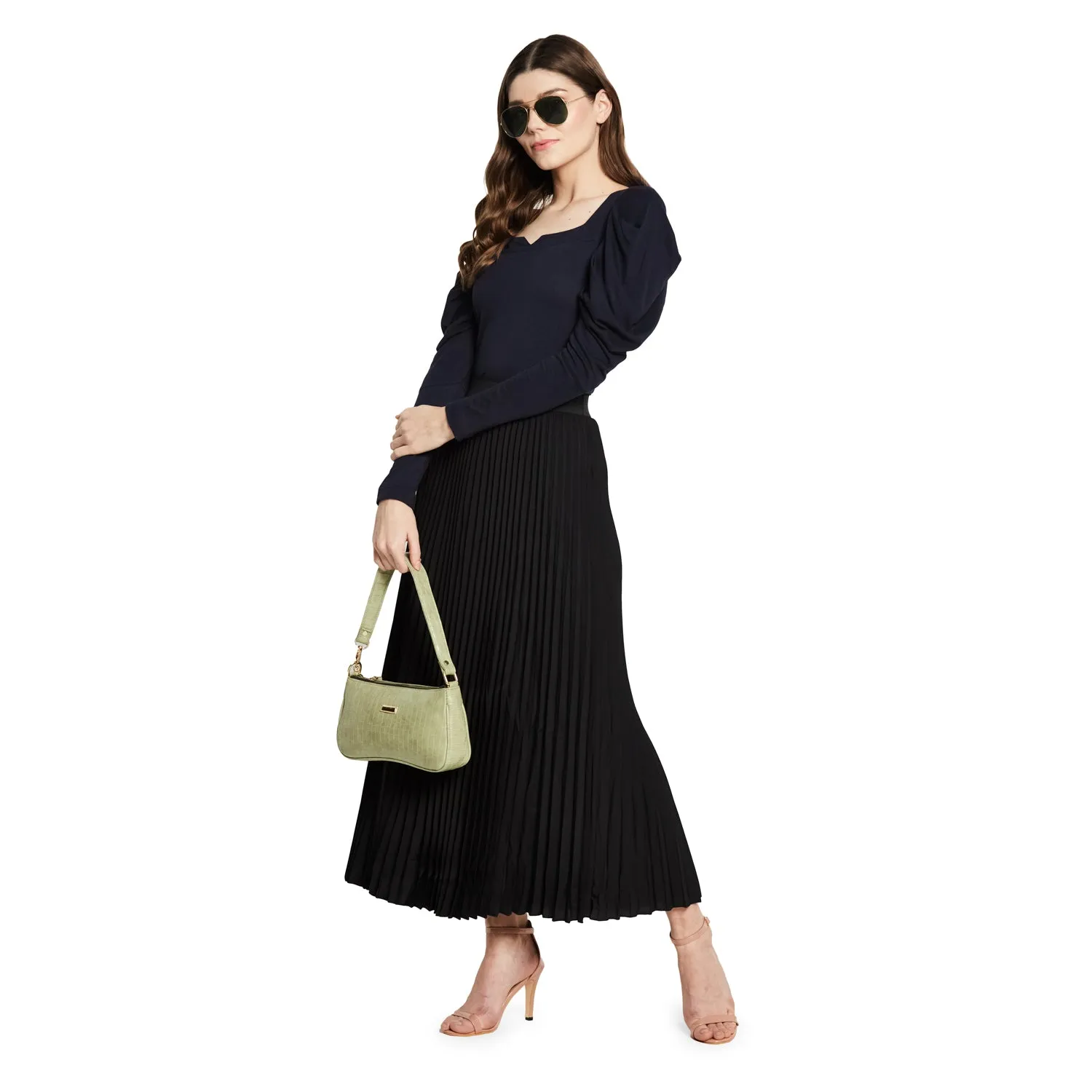 SQUARE NECK PUFF SLEEVE TOP