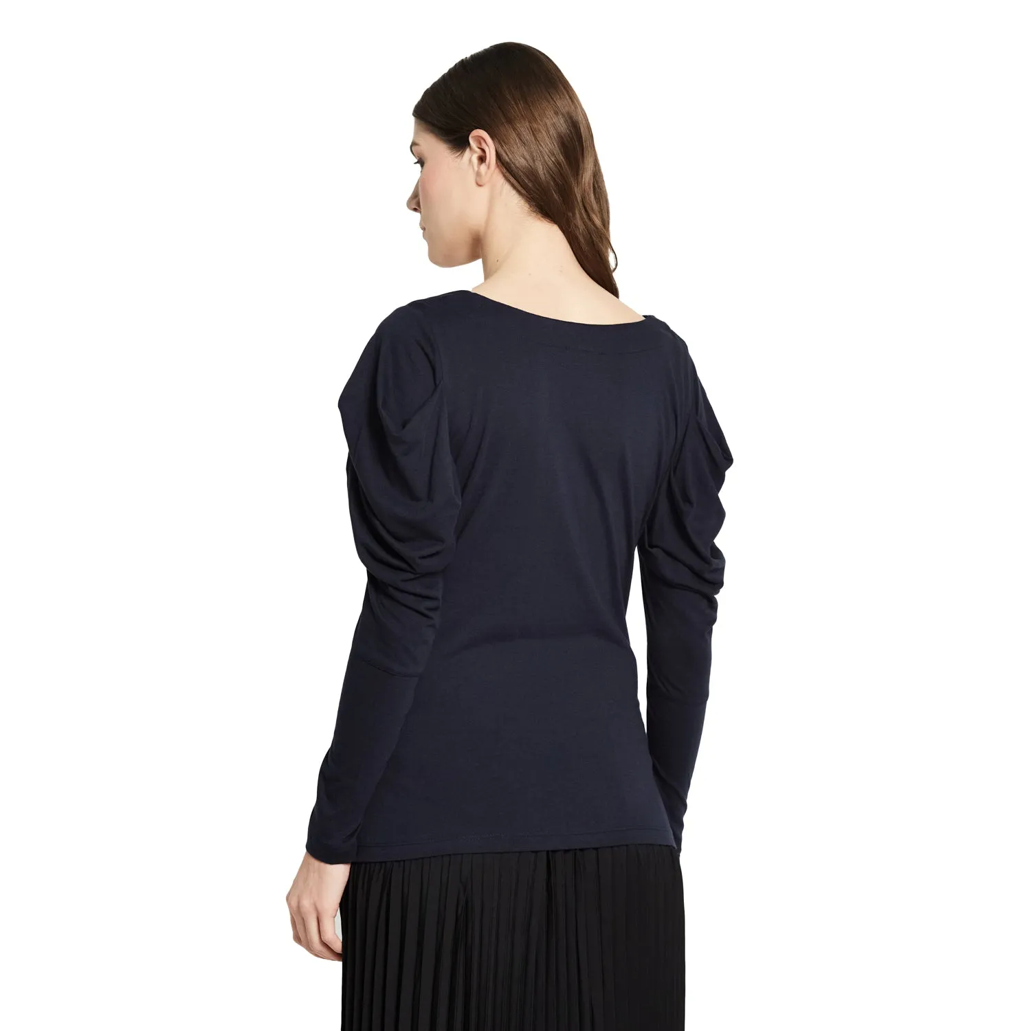 SQUARE NECK PUFF SLEEVE TOP