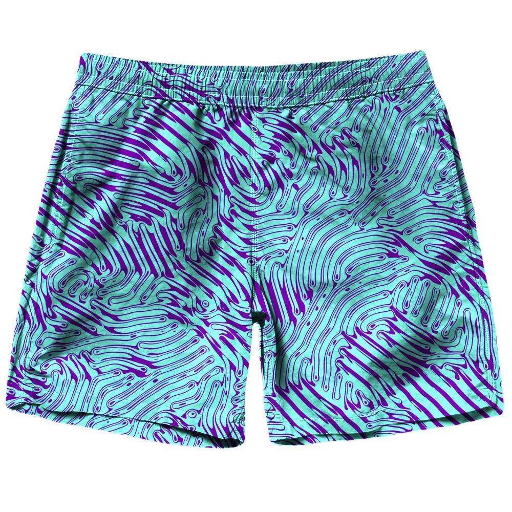 Squiggly Line Shorts