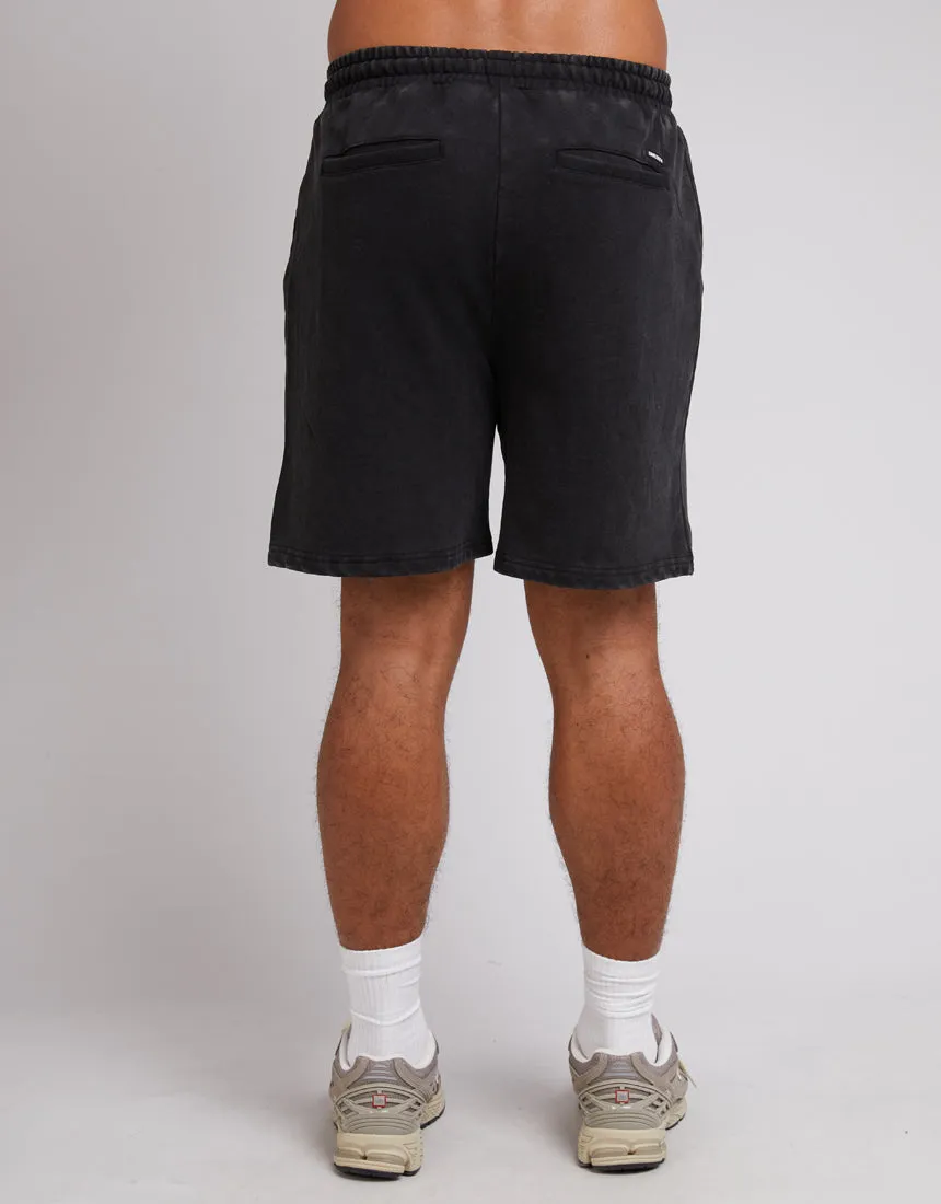 ST GOLIATH TRACK FLEECE SHORT WASHED BLACK