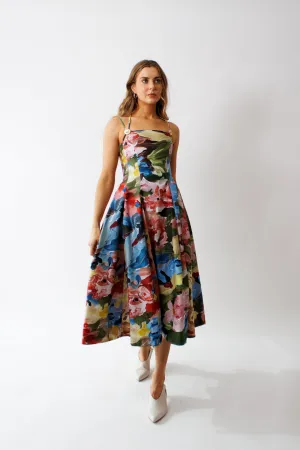 Stine Goya Midweight Cotton Double Strap High Volume Dress